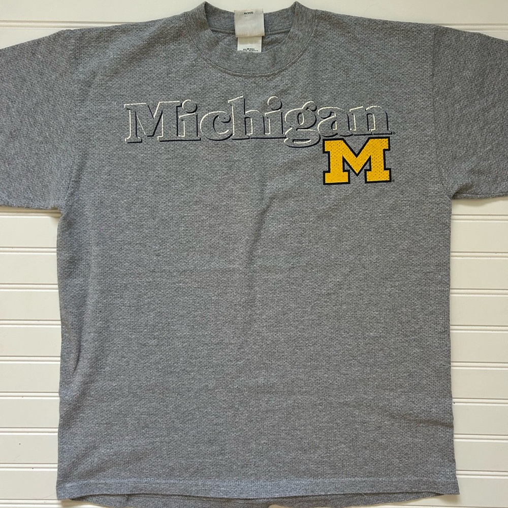 Vintage Michigan Wolverines Briar Creek Short Sleeve T Shirt Size M Made in USA